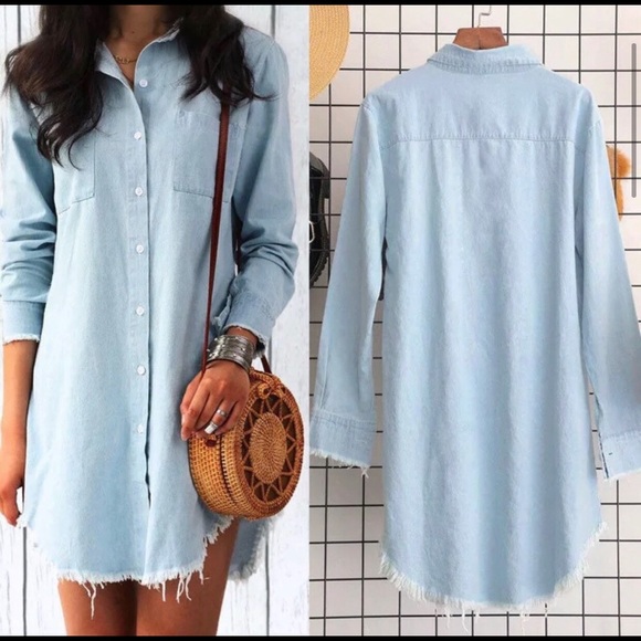 Boutique Denim Dress - Picture 3 of 3